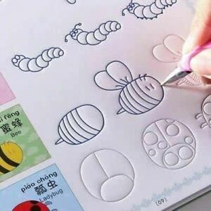 Sank Magic Practice Copybook 4 for Kids | Pack of 2