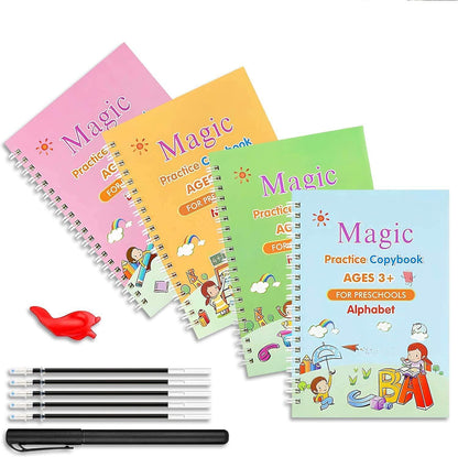 Sank Magic Practice Copybook 4 for Kids | Pack of 2