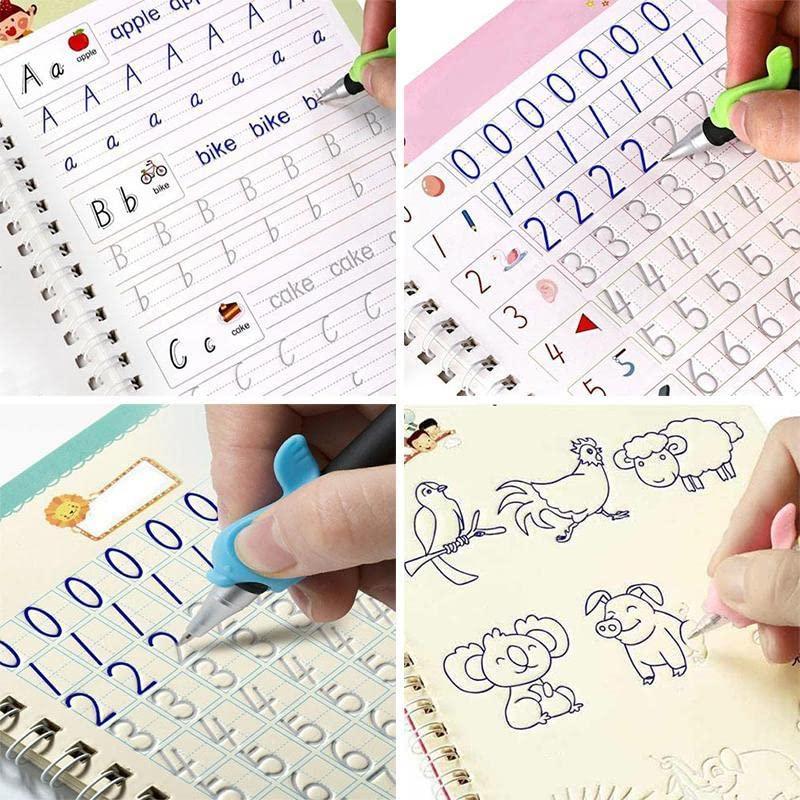 Sank Magic Practice Copybook 4 for Kids | Pack of 2
