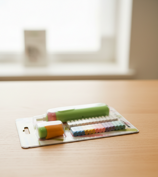 Marley Colorful Electric Eraser Set - Fun and Functional Eraser Kit with Refills